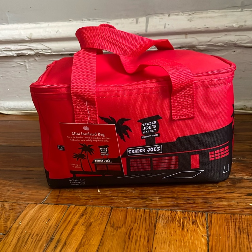 Trader Joe's Mini Cooler Bag - Red
